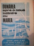 1985 Reclama CANAL DUNAREA - MAREA NEAGRA 24 x 16,5 cm comunism