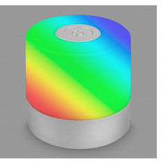 Lampa de masa LED fara fir cu touch BRILONER, RGB+W, 7 x 7 cm - RESIGILAT
