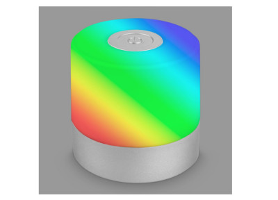 Lampa de masa LED fara fir cu touch BRILONER, RGB+W, 7 x 7 cm - RESIGILAT foto