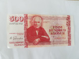 Islanda 500 Kronur 2001 Noua