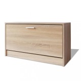 Cumpara ieftin Bancheta de stocare pantofi, 80x24x45 cm, culoarea stejarului