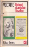 Voltaire Dialoguri si anecdote filozofice carte brosata romana Clasicii Literaturii Universale