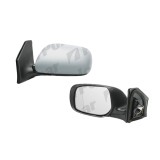 Oglinda exterioara Toyota Avensis (T25) 04.2003-06.2006 Partea Stanga Crom Asferica Electrica Cu Incalzire, conector dreptunghiular, carcasa grunduit