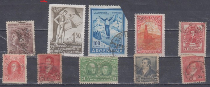 M2 - R1 22 - TIMBRE FOARTE VECHI - ARGENTINA