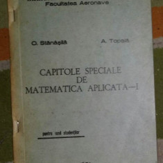 Capitole speciale de matematica aplicata I / Stanasila, Topala