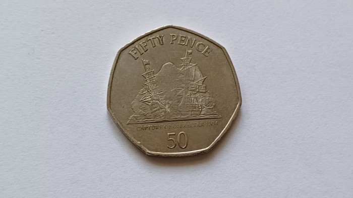 Gibraltar-50 Pence 2013