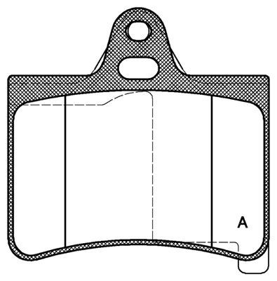 Placute frana Citroen C5 1 (Dc), C5 2 (Rc), C5 3 Break (Td) SRLine parte montare : Punte spate foto