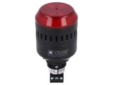 Semnalizator Luminos și Acustic 24V LED Roșu IP65
