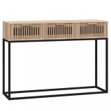 Cumpara ieftin Masa consola, 105x30x75 cm, lemn prelucrat si fier