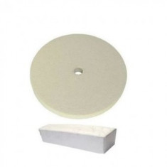 Disc perie pasla slefuit D 180 mm + pasta alba lustruit