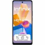 Telefon mobil Infinix Hot 40 Pro 4G, 256GB, 8GB RAM, Dual SIM, Starlit Black