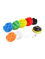 Set Bureti Polish si Pad pentru Bormasina 80mm, Amio