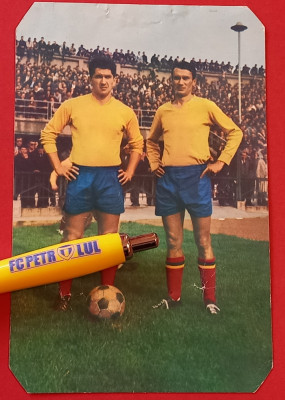 Foto fotbal-jucatorii A. BADEA si M. DRIDEA (ambii Petrolul Ploiesti; Romania) foto
