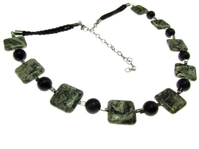 Colier Moon cu agate si onix foto