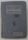 NOUVEAU DICTIONNAIRE ANGLAIS - FRANCAIS et FRANCAIS - ANGLAIS par E. CLIFTON , 1904