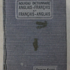 NOUVEAU DICTIONNAIRE ANGLAIS - FRANCAIS et FRANCAIS - ANGLAIS par E. CLIFTON , 1904