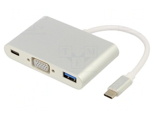 Adaptor USB 3.0/3.1 Alb 0.1m 5Gbps 60W PVC