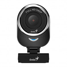 Camera Web Genius QCam, 1080 p, 2 Mp, USB, Full HD, microfon incorporat, Negru foto