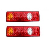 2 x Lampa de autovehicule spate, Lumina spate, remorca stanga dreapta Vw, Iveco, Man Bus Van LED 12v