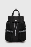 Cumpara ieftin Under Armour rucsac femei, culoarea negru, mic, neted