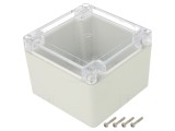Carcasă universală cu bucșă din alamă 105x105x75 mm
