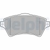 Placute Frana Delphi LP1652, Frana Disc, Land Rover Freelander I, Set Placute Frana