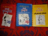 Jurnalul unui pusti - Jeff Kinney / volumul 1,2,4 // Jurnalul lui Greg Heffley. Rodrick e cel mai tare. Caldura mare ( pret pentru toate cele 3 carti