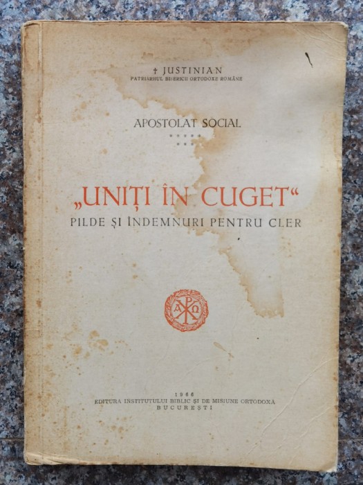Uniti In Cuget , Pilde Si Indemnuri Pentru Cler - Colectiv , O264