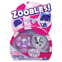 ZOOBLES PACHET ANIMALUTE DE TRANSFORMARE FLUTURAS SI VULPITA SuperHeroes ToysZone foto