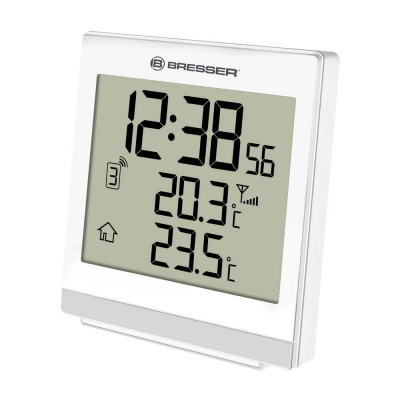 Statie meteo wireless Bresser SQ, termometru, alarma, tip ecran digital foto