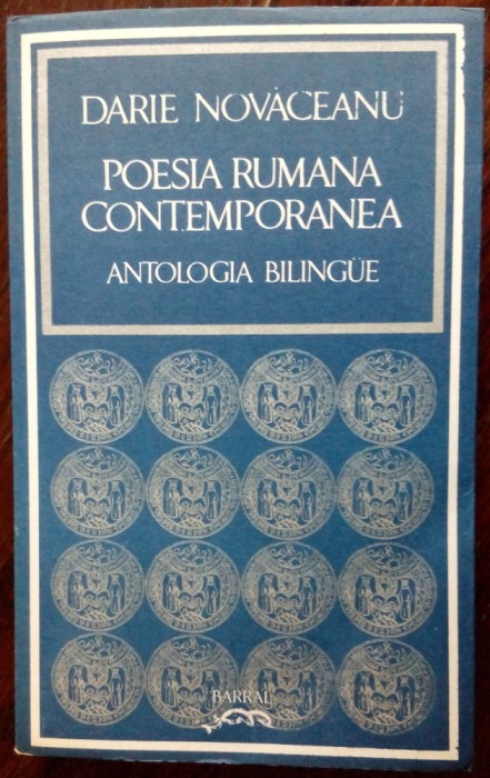 DARIE NOVACEANU: POESIA RUMANA CONTEMPORANEA (BARCELONA 1972/DEDICATIE-AUTOGRAF)