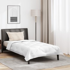 vidaXL Duvet pentru toate sezoanele Altele Alb 155 x 200 cm Microfibră
