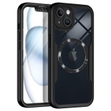 Husa pentru iPhone 13 + Folie - Techsuit ColorVerse 360 MagSafe Series - Black