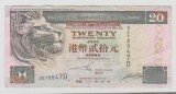 bnk bn Hong Kong 20 dollars 2001 circulata