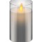 Lumanare LED Real Wax din sticla 7.5x12.5cm Goobay 60371