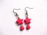 Cercei stelute howlite 31793, Cercei fashion