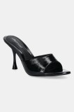 Jeffrey Campbell papuci AGENT femei, culoarea negru, cu toc cui, JCD-195-3-35