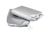 Husa Moto Impermeabila Revo, Marimea L, 232x100x125 cm, Argintie, Protectie Ploaie, Soare, Praf