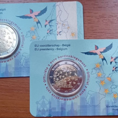 BELGIA moneda 2 euro comemorativ 2024 coin card