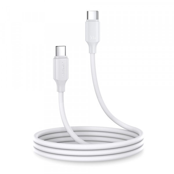 Cablu Date si Incarcare USB-C - USB-C Joyroom Long-Lasting Series A9, 60W, 1m, Alb
