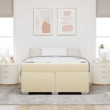 Cumpara ieftin Cadru de pat Crem 160 x 200 cm țesătură