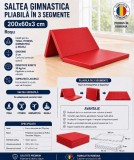 Saltea gimnastica pliabila 200x60x3 cm