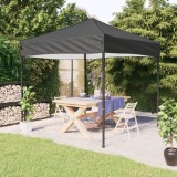 VidaXL Cort pliabil pentru petrecere, antracit, 3x3 m