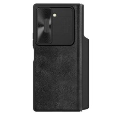 Husa pentru Samsung Galaxy Z Fold6 - Nillkin Qin Pro Leather Case - Black foto