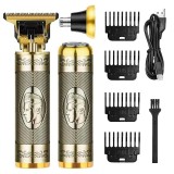 Set ingrijire trimmer 3 in 1, tuns, barba/nas/urechi, USB