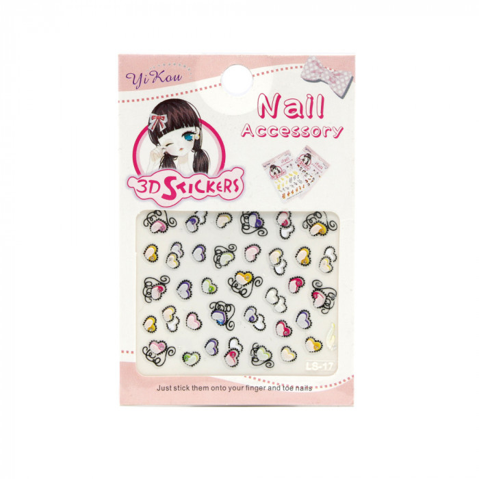 Sticker decor unghii 3D Nail Accessory, model LS-17