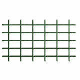 Cumpara ieftin Grilă de grădină MEK6 145x72,5 cm, 4/4,7 mm, PVC/metal, suport pentru flori, verde, horticolă, Strend Pro