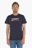 Cumpara ieftin Tricou barbati cu imprimeu cu logo Tommy Jeans din bumbac organic bleumarin inchis, S