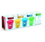 Cumpara ieftin Set 4 borcanase plastilina - Culori clasice