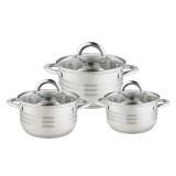 Cumpara ieftin Set oale Floria ZLN-4083, 6 piese, pentru toate sursele de caldura, Inox